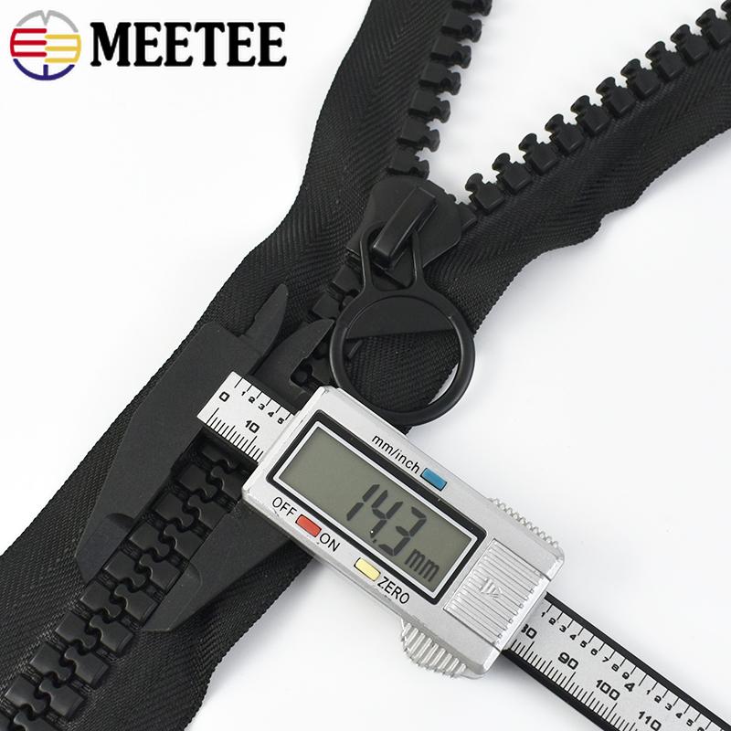 20# Fermoar din Rășină Meetee 60/75/80/100/150/200cm Extra Mare pentru Jachetă cu Puf cu Fermoar Deschis Accesorii Înlocuibile pentru Repararea Fermoarului