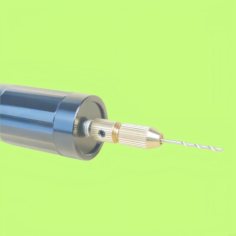 Compact Accuracy Electric Hand Drill Set 6 Drill Bits 0.8 1.0 1.2mm For Resin Clay Beads Model Making M4YD