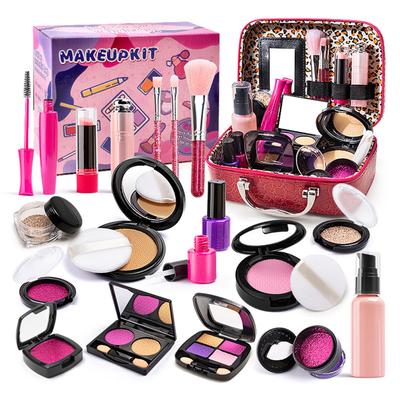 11/21 Stück Fake Make-up Set Spielzeug Tragbar Waschbar Mit Aufbewahrungstasche Kind Simuliertes Spiel Make-up Spielzeug Für Kinder Geburtstagsgeschenk