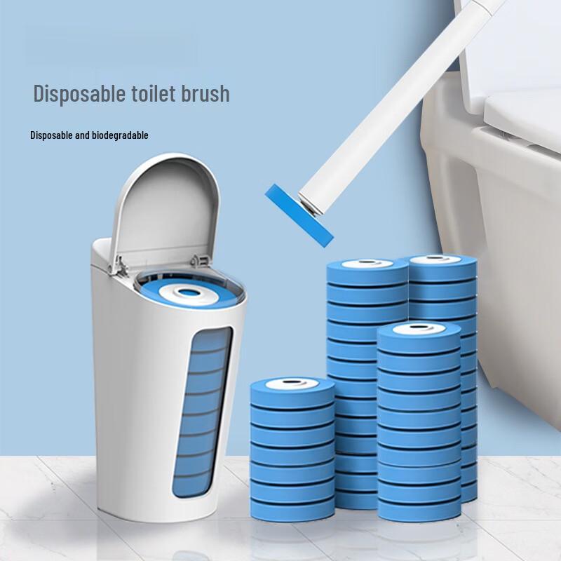 Disposable Toilet Brush Set