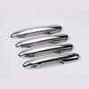 For Toyota Highlander 20-25 Chrome Exterior Car Door Handle+Door Bowl Trim Cover