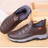 New Middle-aged and Elderly Men's Sports Cotton Shoes Plus Velvet Thick Waterproof Dad Shoes Cotton Shoes Men