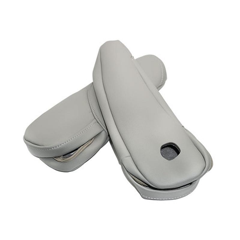 

Внутренний чехол на сиденье для Honda CRV 2007 2008 2009, внутренняя мягкая кожа из микрофибры, правый/левый боковой чехол на подлокотник сиденья серый