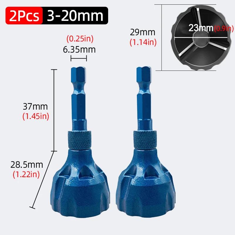 Deburring External Chamfer Tool Remove Burr Clean Bolt Tools Cutter Bolts Thread Fillet Trimming Knife Accessories 3-20mm 5-25mm