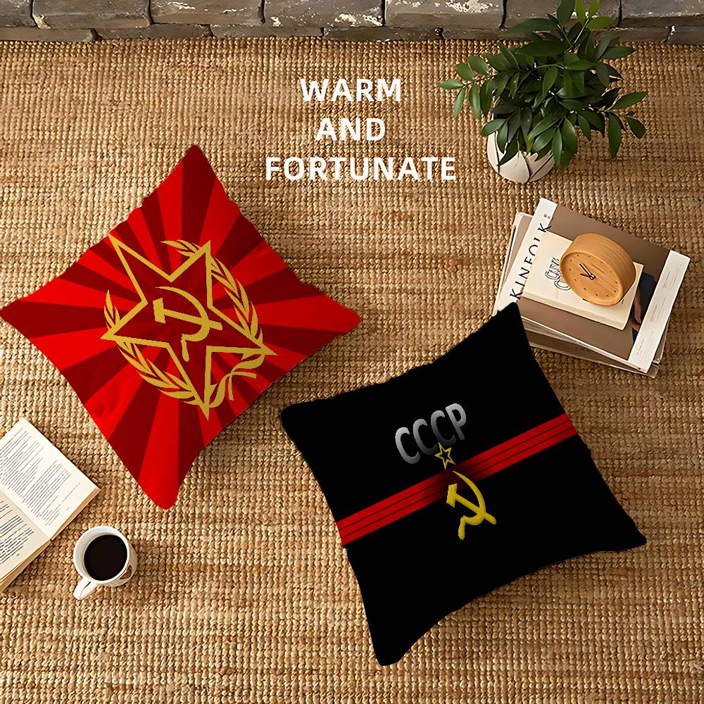 CCCP USSR Soviet Personalized Pillow Cover Kids Bedroom Wild Party Decor Pillowcase Kid Birthday Shower Gift