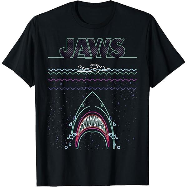 

New! Jaws 50th Anniversary Christmas T-Shirt JJ5773 M