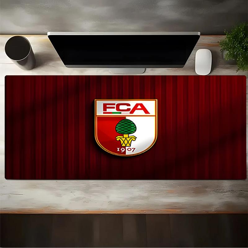 Augs-burg Fußball Wappen Mauspads, Gaming-Mauspad, Tastaturmatte, Schreibtischdekoration für Computer-Notebook, Fan-Geschenk, Geburtstagsgeschenk