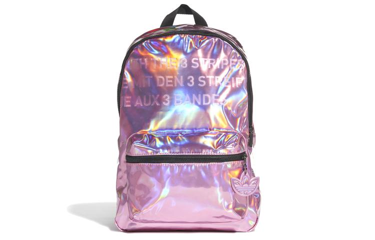 Adidas Originals Artificial Leather Backpack Unisex Bright Pink GN2130