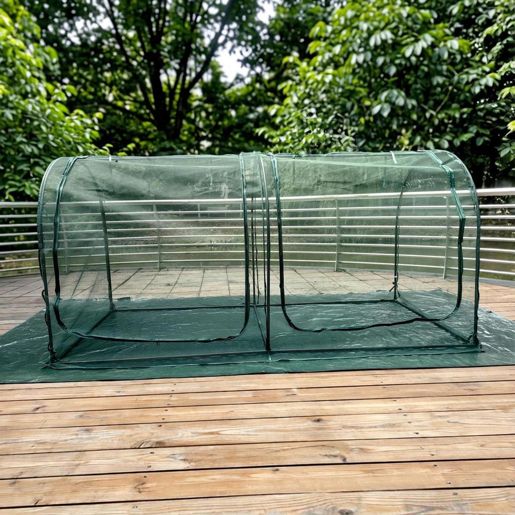 "Outdoor Balcony Greenhouse Insulated Shed for Garden Succulents and Bougainvillea"