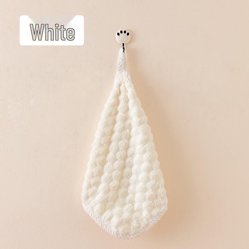 Jiemengzhe Coral Fleece Cloud Grid Square Towel