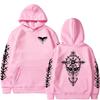 2025 Hot Sale Hoodie for Man Autumn Winter Daily Casual Sporty Jogging Sweatshirt Raven Rune Pattern Fashion Pullover