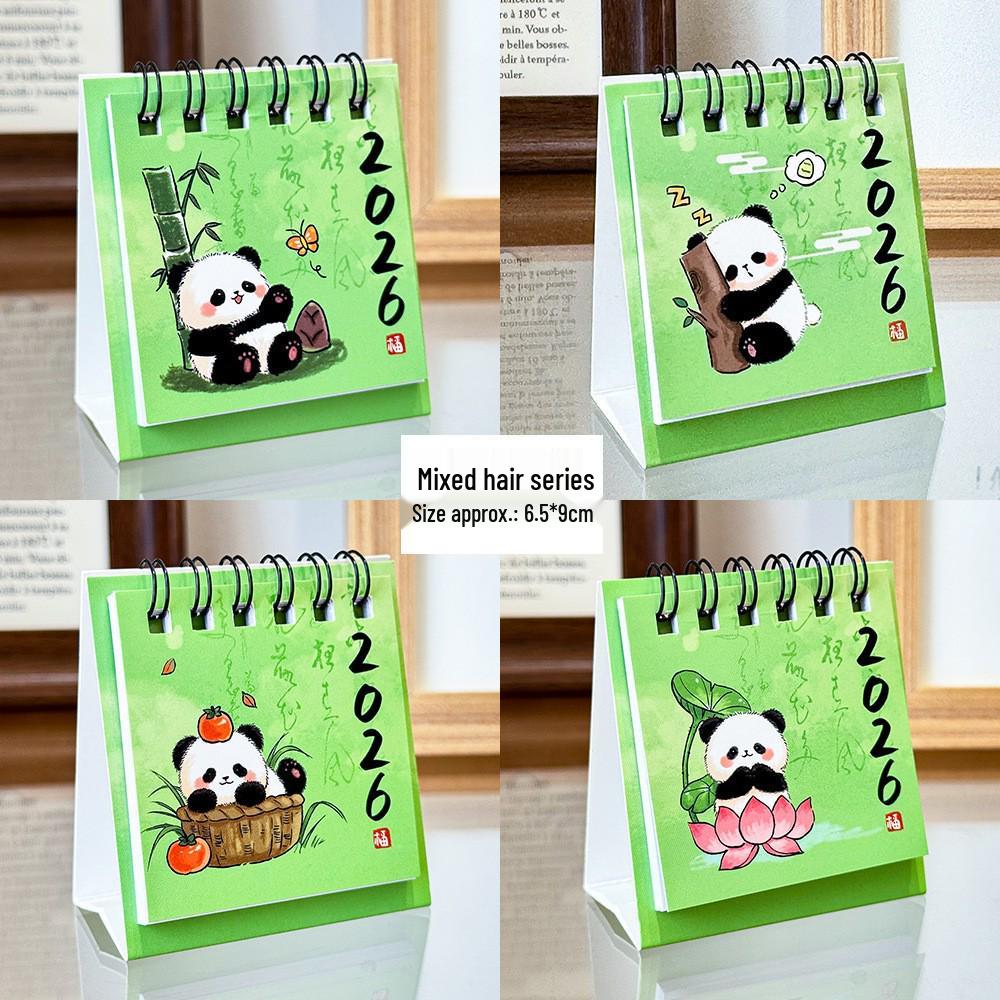 2026 Inspirational Words Mini Desk Planner Calendar - Creative Portable Desktop Ornament