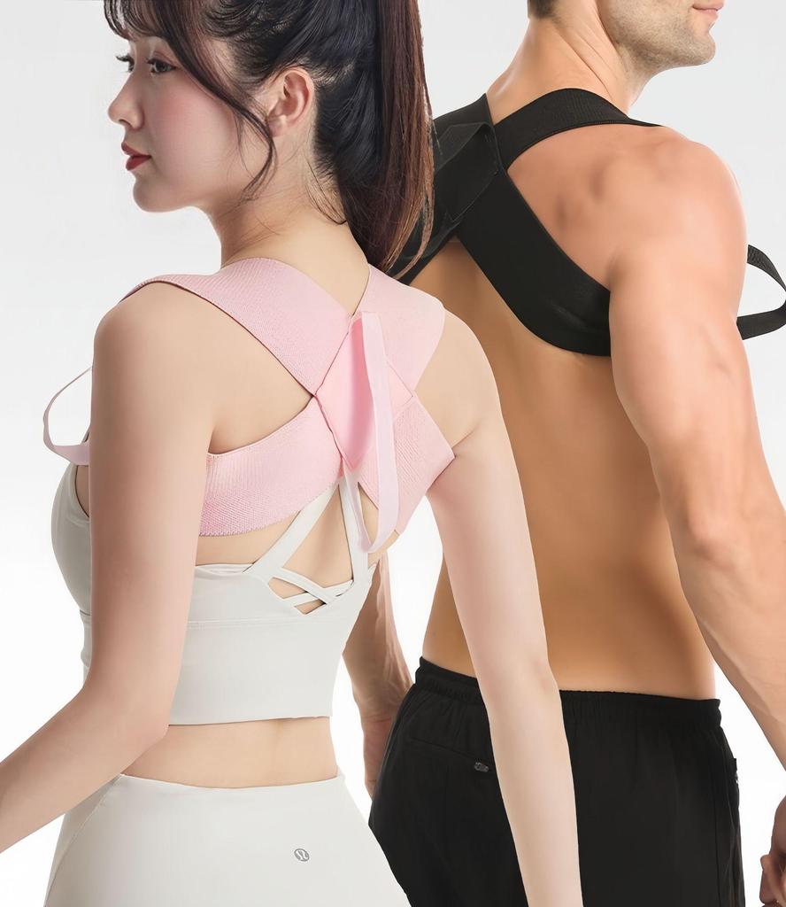 Open-Back Shoulder Training and Correction Strap for Bench Press and Chest Expansion