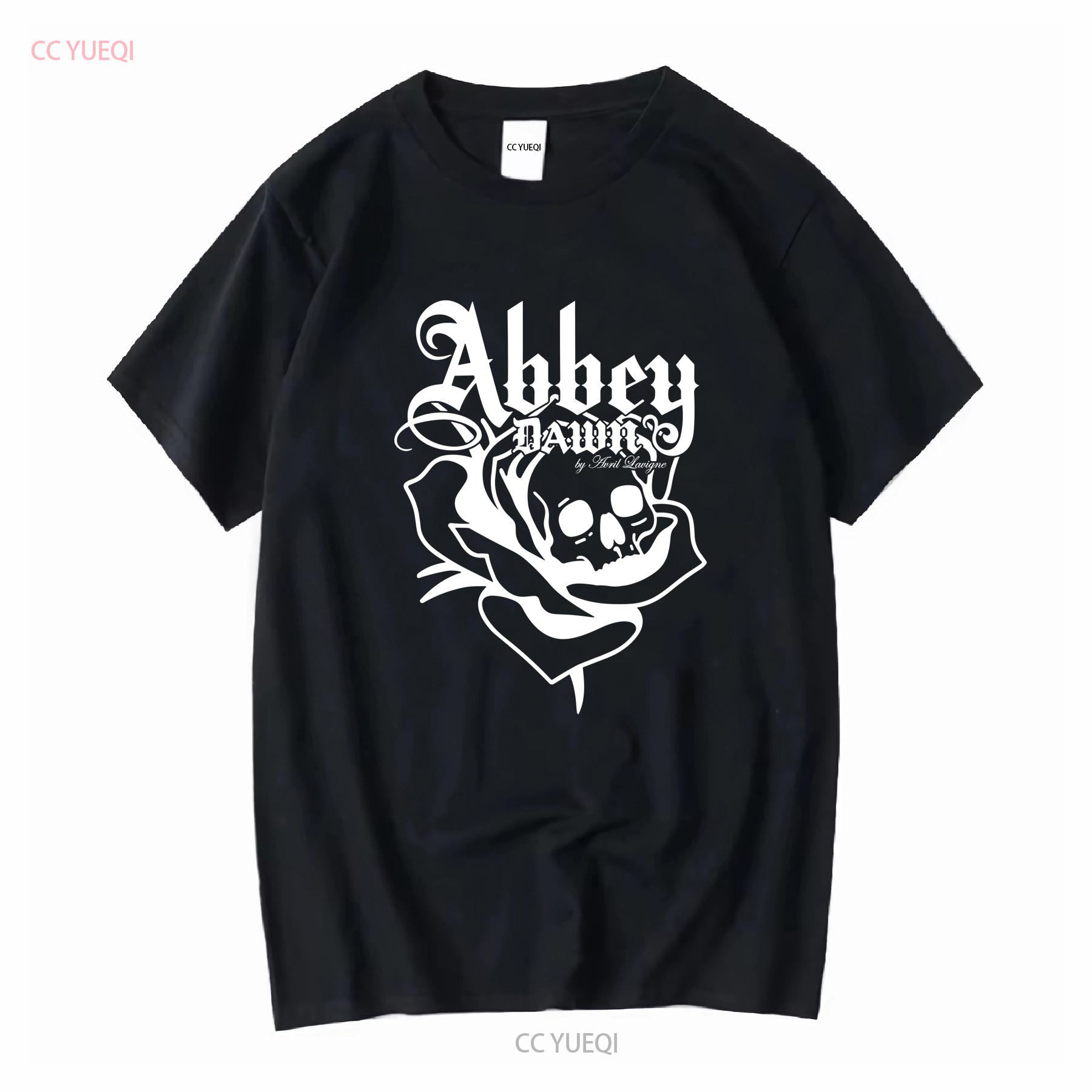 

AVRIL LAVIGNE Abbey DAWN T shirt Japan L Size Back Print Unopened long or short sleeves vintage Washed Casual Versatile graphic 4XL