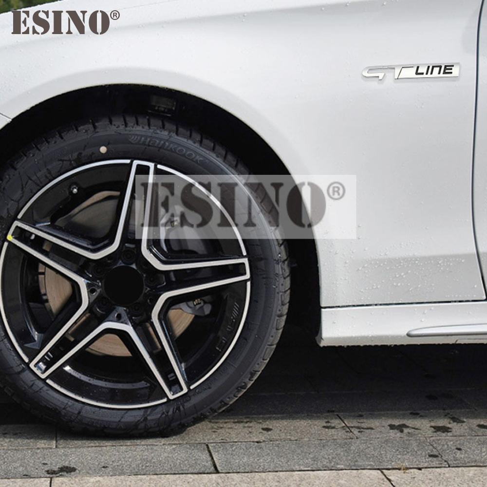 JWRQ5 Car Styling 3D Metal Chrome Zinc Alloy Emblem Badge for Renault GT Line Clio Captur Megane Kadjar Arkana Koleos Sandero Safrane