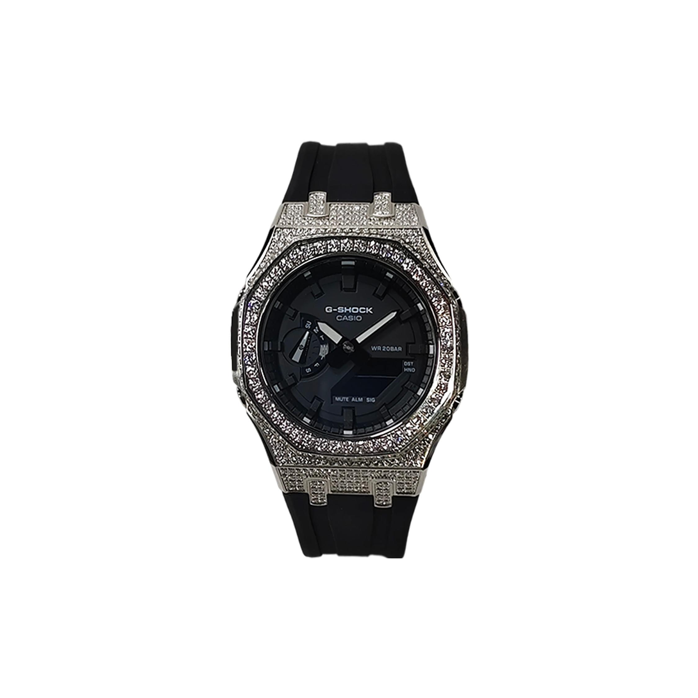 

CASIO Men 44mm Black Watch GA-2100SKE-7A(Watch3--)