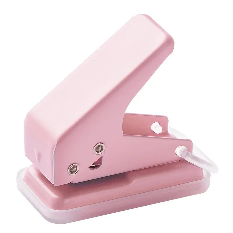 Single Ring Mini Hole Punch 1 Hole Cute Paper Punch Portable Round Hole Puncher  Office School Binding Supplies Stationery