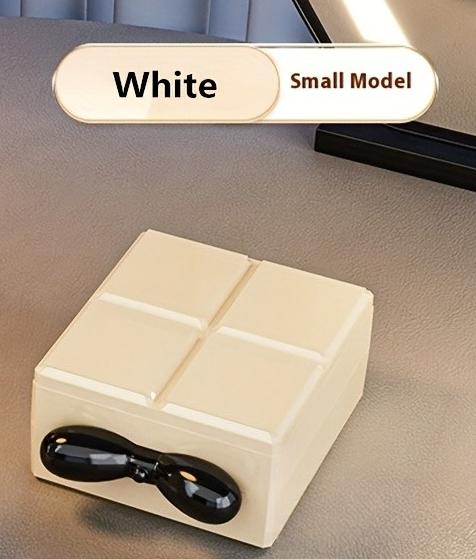

Portable Jewelry Storage Box, Exquisitely Compact with Multiple Compartments, Essential for Travel to Prevent Oxidation білий