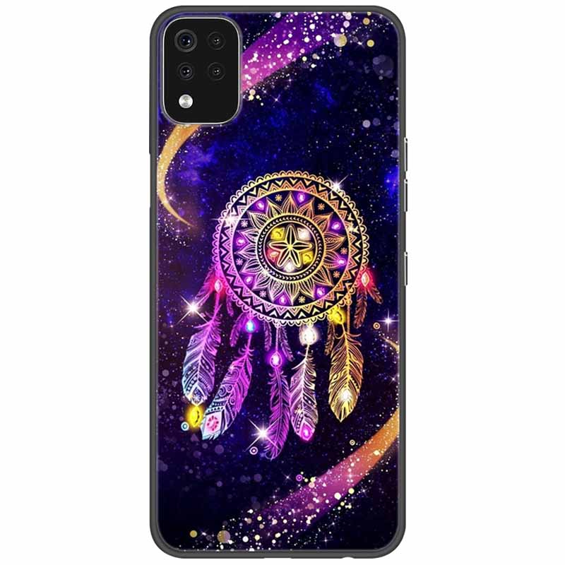 Phone Case For LG K42 K52 K62 Q52 Case Soft Painted Wolf Silicone Black Covers For LG K62 Cases K 42 Shockproof Funda for LGK52