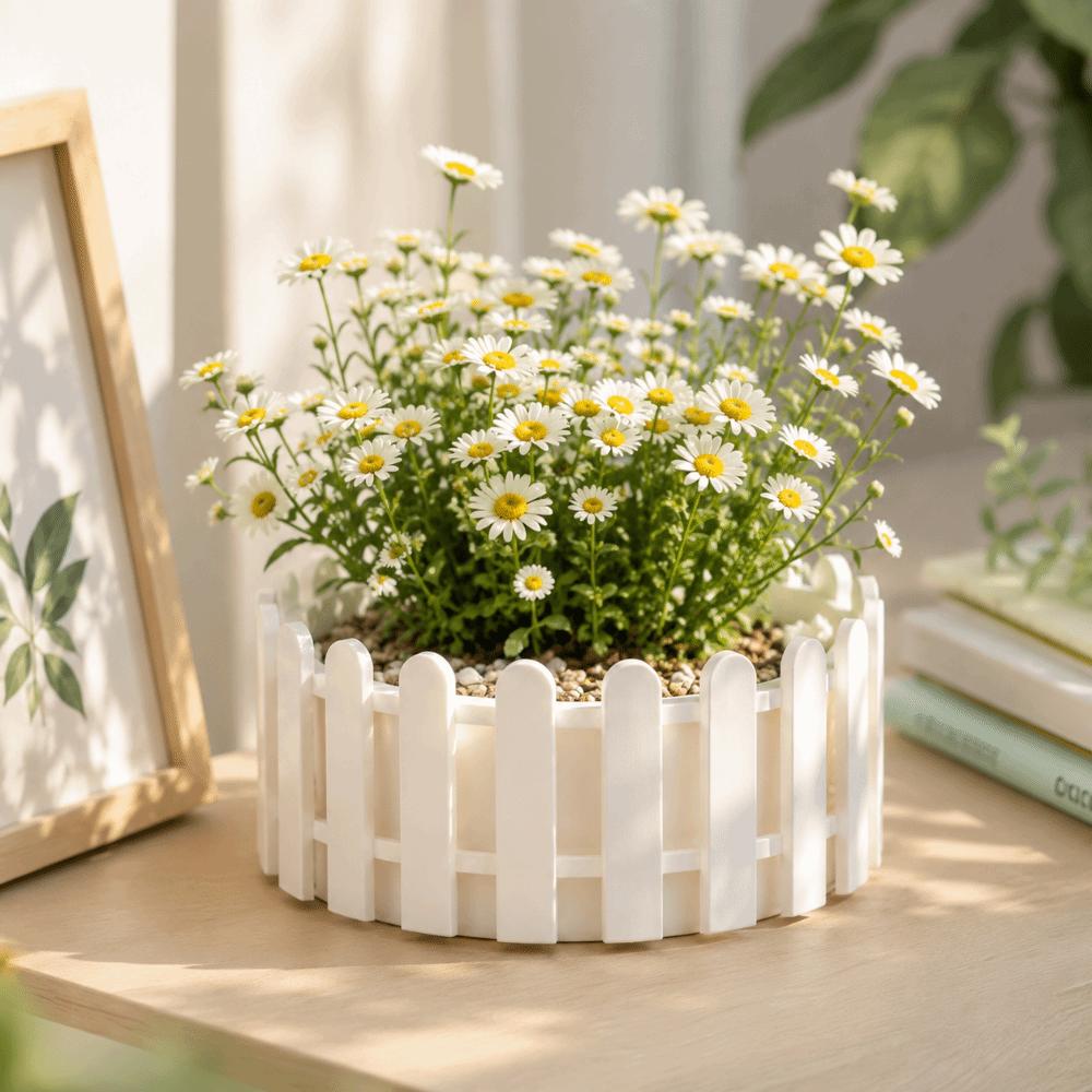 Greenery Container Planter Box Rustic Style Flower Pot Basket Wedding Decoration
