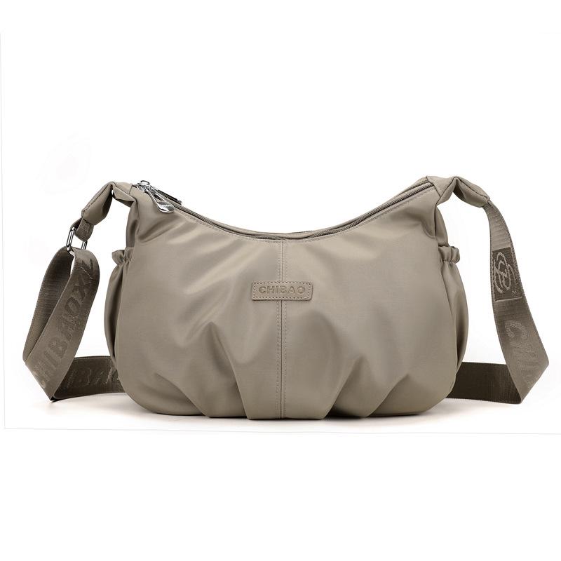 Trendy Women's Nylon Cloud Dumpling Crossbody Shoulder Bag - Large Capacity Casual Design