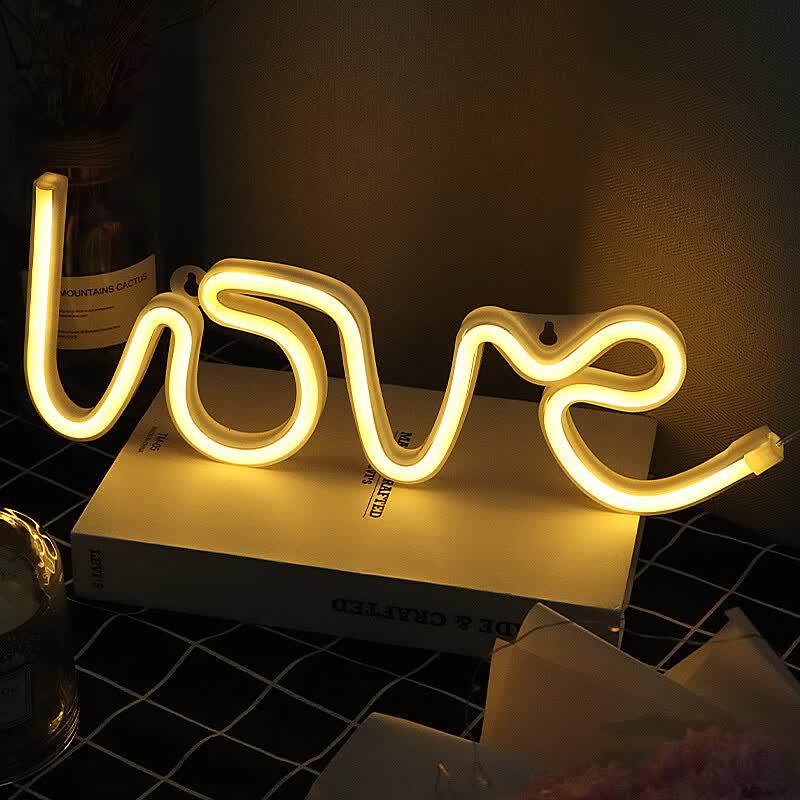 LED LOVE Neon Sign Light