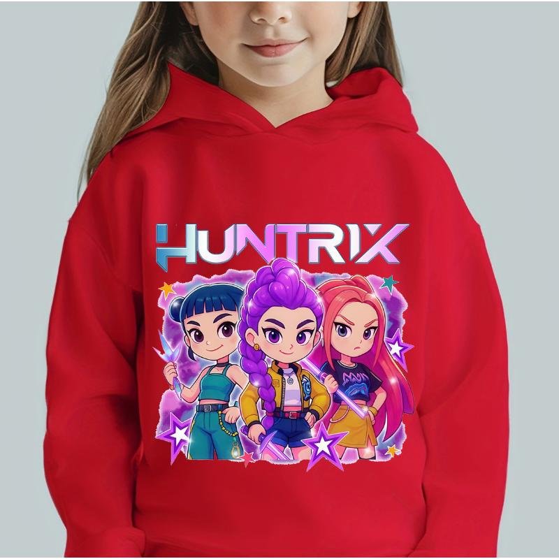 

K-pop Охотники на демонов Мультяшные Модные Толстовки Детские Повседневные Топы Для Девочек Мальчиков Кино Новая Толстовка С Капюшоном Осенний Пуловер С Длинным Рукавом 120