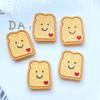 10pcs New Resin Cute Mini Bread Flat Back Cabochon Scrapbook Kawaii DIY Embellishments Accessories