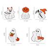 3-10Pcs Cartoon Brooch Set Christmas Frog Space Mushrooms Joker Black Cat Dog Enamel Pins Animal Lapel Badge Jewelry Wholesale
