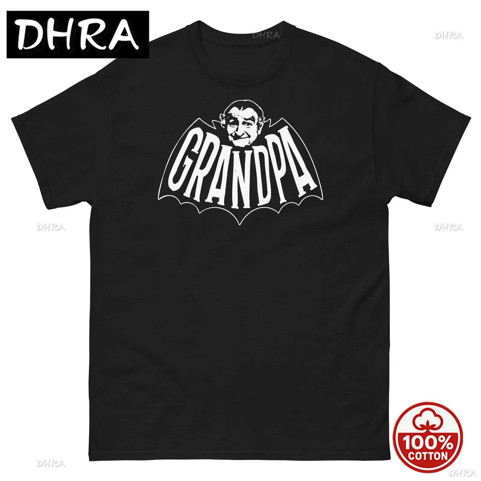 Grandpa Munster Black Graphic T Shirt Unisex Classic Tee with Retro Aesthetic for T Shirts Shirt Y2K Soft Tops Street Fashion S