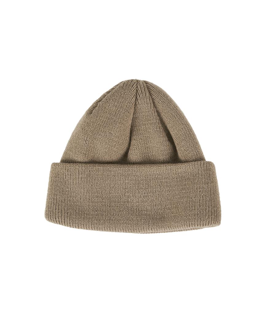 Bajal Monogram Label Beanie Beige
