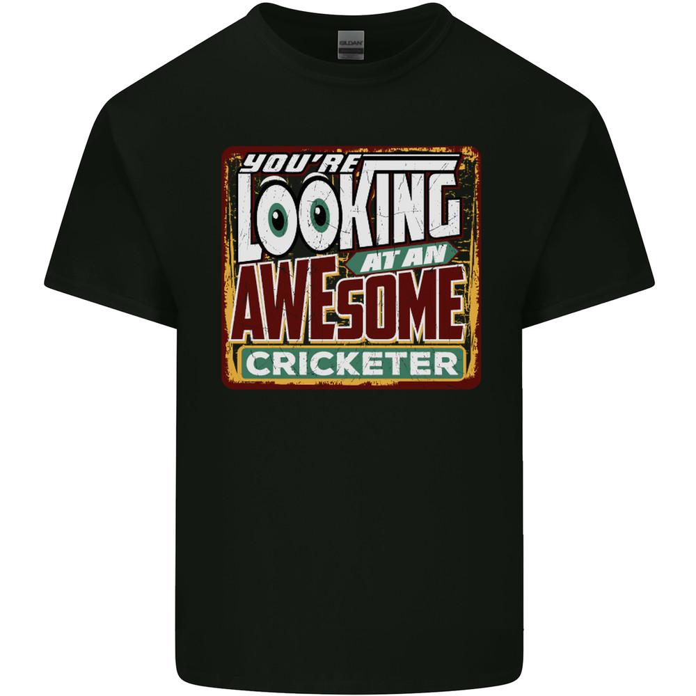 An Awesome Cricketer Mens Light Cotton T-Shirt Unisex T-Shirt XXL