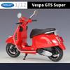 Welly 1/12 Vespa GTS Super 2020 Alloy Classic Leisure Motorcycle Model Simulation Metal Street Motorcycles Model Childrens Gifts