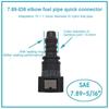 7.89 9.49 ID6 ID8 Car Fuel Line Quick Connector Rubber Fuel Pipe Hose Connect Fitting Tools Motorcycle Parts Car ToolAccessories
