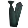 Mens Womens Solid Color Clip On Neck Tie for Uniform Pre Tied Adjustable Necktie for Business Meetings and Formal Event