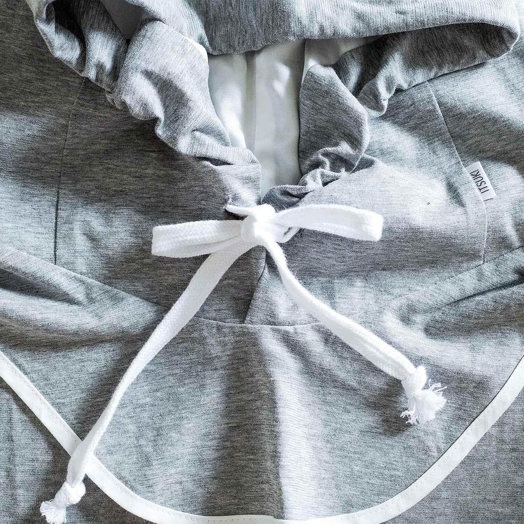 Night Cap Silk Long Hair Men Women Children Cotton Gray [ITSUKI] Who?