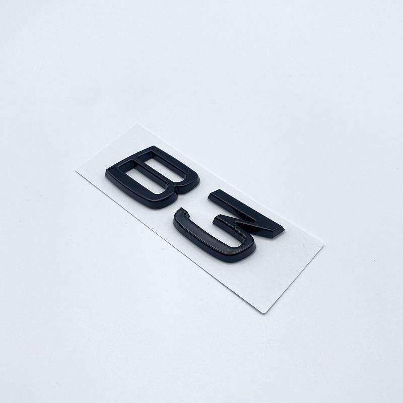 3D Car Styling Chrome Glossy Black Sticker Tail Emblem Rear Decal Letters Logo Badge For Volvo B3 B4 B5 B6 T4 T5 T6 T8