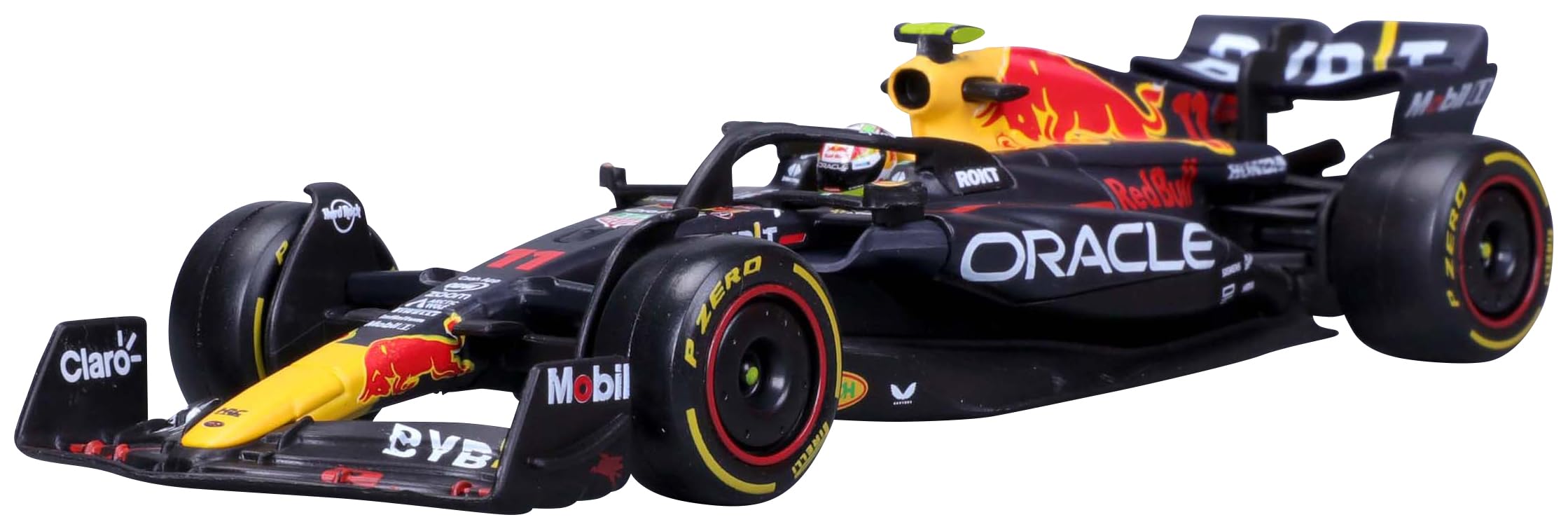 

Kyosyo Bburago Oracle Red Bull Racing RB19 Perez с драйвером четкие спецификации готовый продукт 1/43 (2023) № 11 С. корпус/база