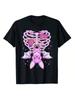 Kawaii Pastel Goth Cute Horror Bat Skeleton T-Shirt Anime Vaporwave Aesthetic Costume Pattern T-Shirt Halloween Costume Gift