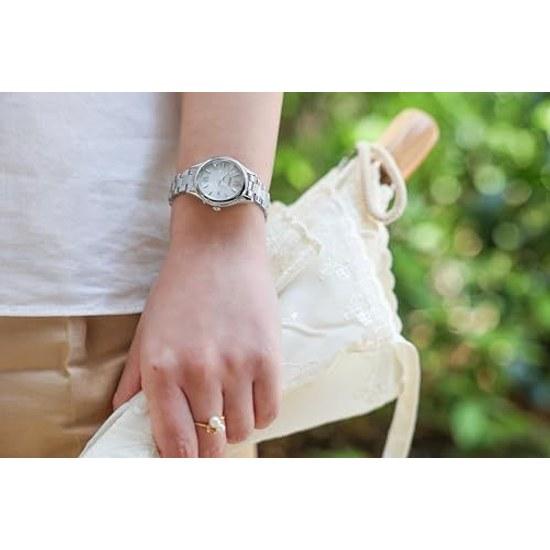 SEIKO SELECTION SWFH131 Ladies Watch S Series Solar Radio Wave Full Auto Calendar Function (Date) Dial Ivory Stainless Steel