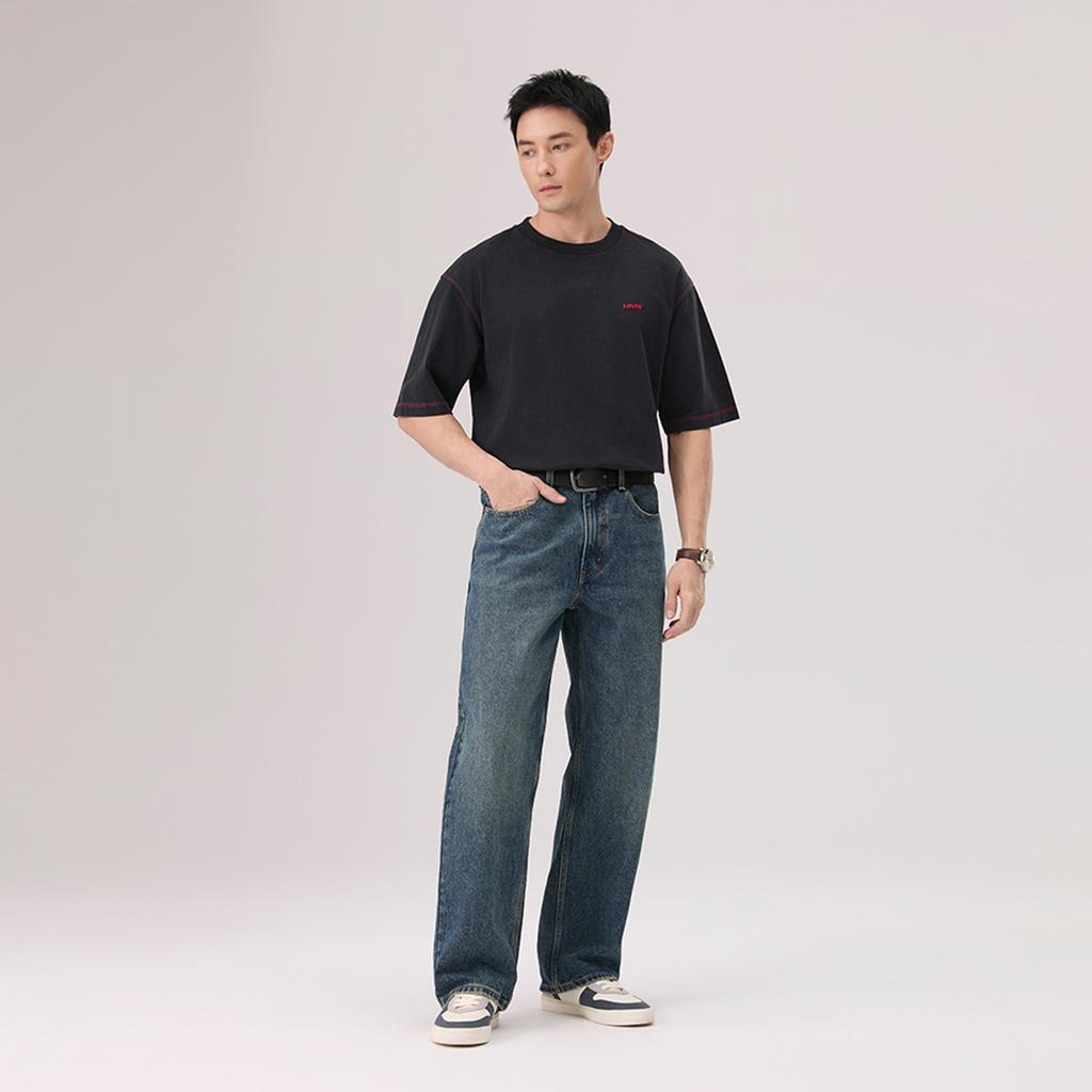 Levis Loose American Casual Short Sleeve T-Shirt Unisex tops 006PS-0002