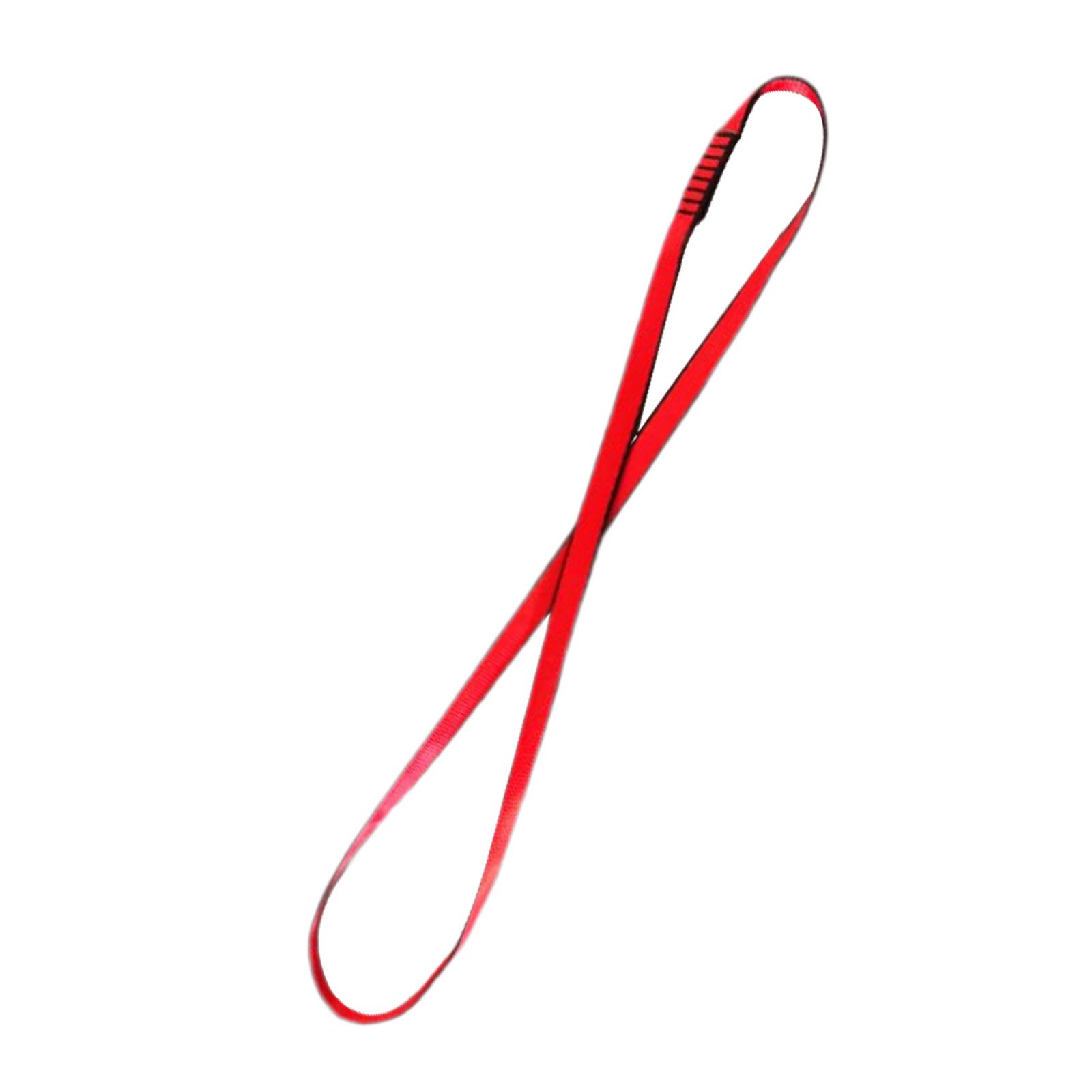 

Альпинистская стропа-оттяжка Высокопрочный соединительный ремень Альпинистская петля-стропа для свинга, йоги, гамака, дюльфера, аварийное оборудование красный