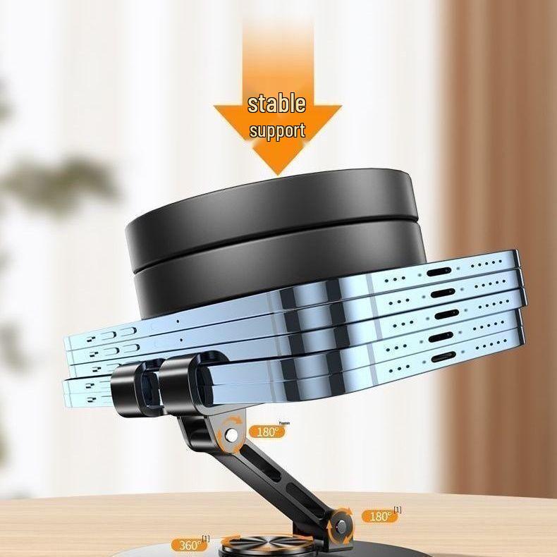 360° Adjustable All-Metal Phone & Tablet Holder - Perfect for Desktop Use & Live Streaming