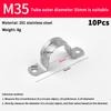 Morsetto a U in Acciaio Inossidabile con Sella Metallica Morsetto per Tubo Tubo Morsetto a U per Conduit Applicazioni Heavy Duty