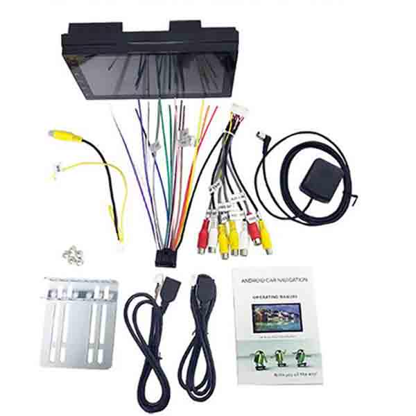 

Автомобильный мультимедийный плеер Andriod GPS-навигация 2DIN HD Авторадио Wi-Fi USB FM 2 Din 7 Автомобильное аудио радио стерео резервный монитор чёрный