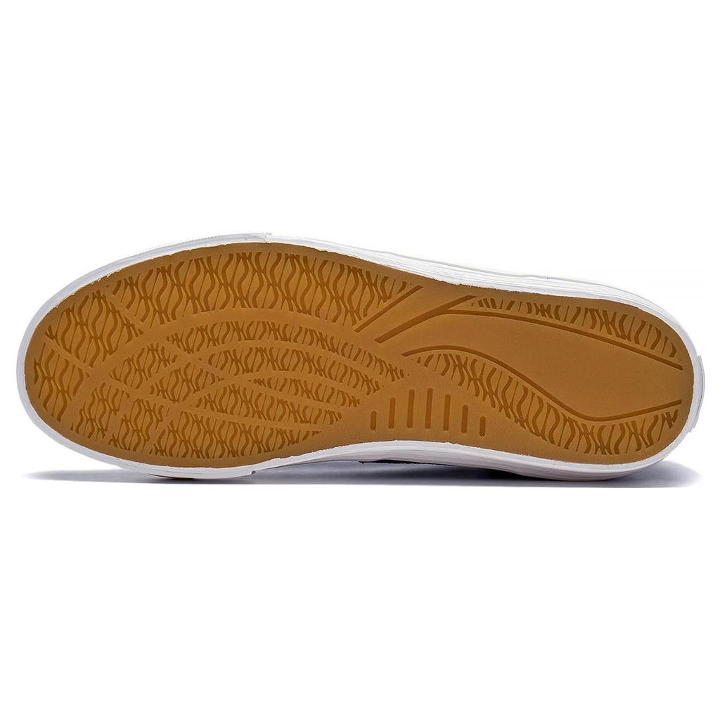 Li Ning 50/50 Stof Antislip Slijtvast Lage top Skateboard Schoenen Heren Blauw Wit AECT011-2