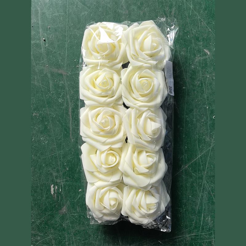 10Pcs/Bunch Artificial Roses,Realistic Rose Bouquet with Long Stems for Valentine's Day Wedding Decor,Home Decorative Flowers