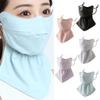 Breathable Ice Silk Mask Quick Drying Anti-UV Mask Scarf Simple Sun Protection Mask  Women