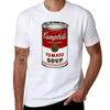 Andy Warhol - Campbell's Soup Paradajková polievka Tričko pánske oblečenie letné oblečenie Tričká oversize Vtipné tričká mikiny, muži
