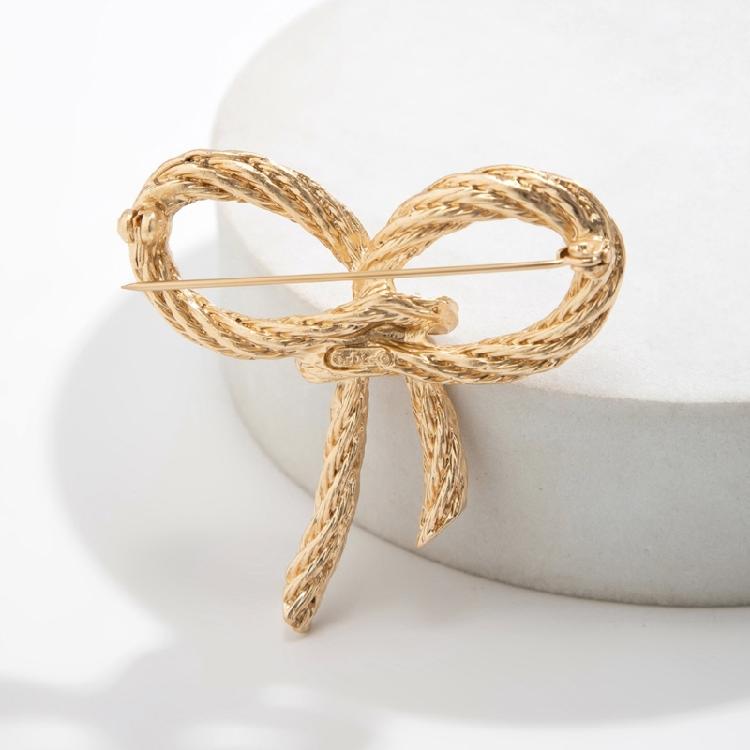 Irregular Bowknot Charm Brooch Fashion Sweater Clothing Pin Decorative Lapel Pin